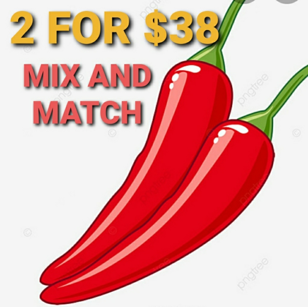 🌶 RED HOT CHILI SALE 2 FOR $38 🌶 Mix & Ma